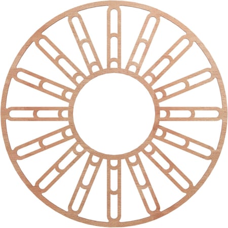 Ekena Millwork Hale Wood Fretwork Pierced Ceiling Medallion, Cherry, 30"OD x 10 7/8"ID x 1/4"T CMWP30X30X0250HHCH
